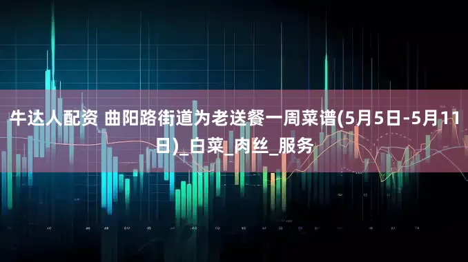 牛达人配资 曲阳路街道为老送餐一周菜谱(5月5日-5月11日)_白菜_肉丝_服务