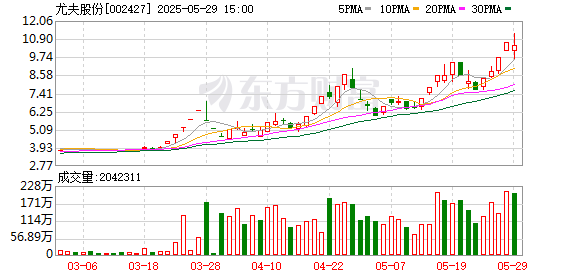 丰汇投资 尤夫股份5月29日龙虎榜数据