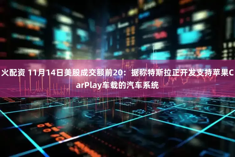 火配资 11月14日美股成交额前20：据称特斯拉正开发支持苹果CarPlay车载的汽车系统